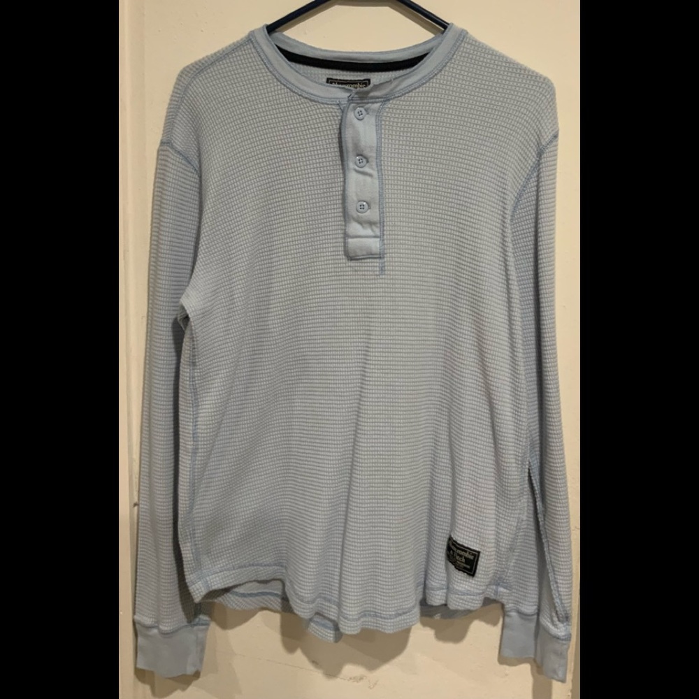 Abercrombie & Fitch baby blue long sleeve